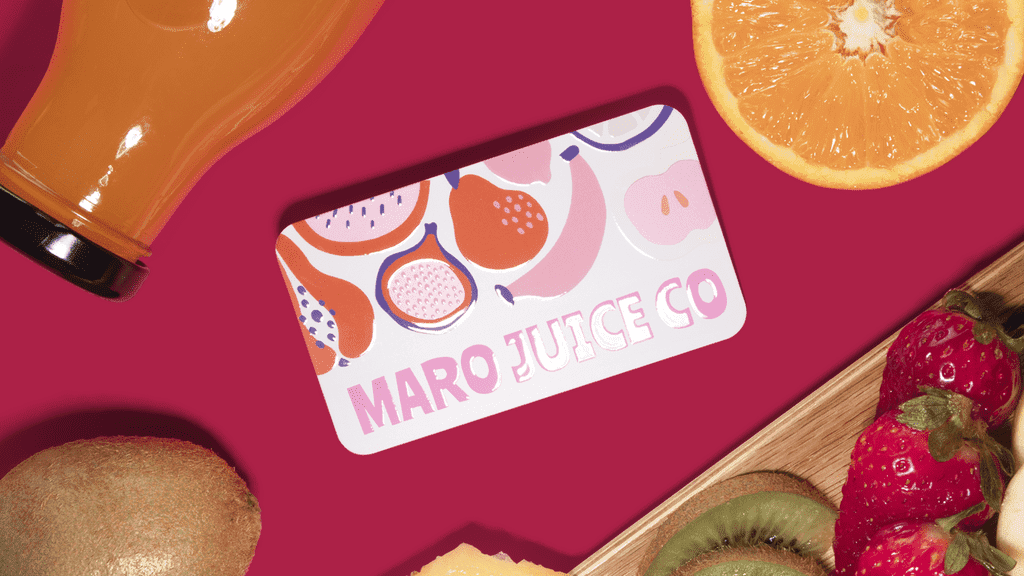 Embossed glossed finish on business card