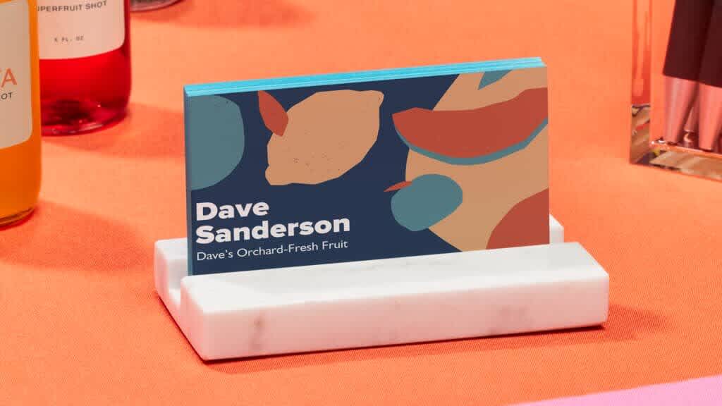 Modern business card design