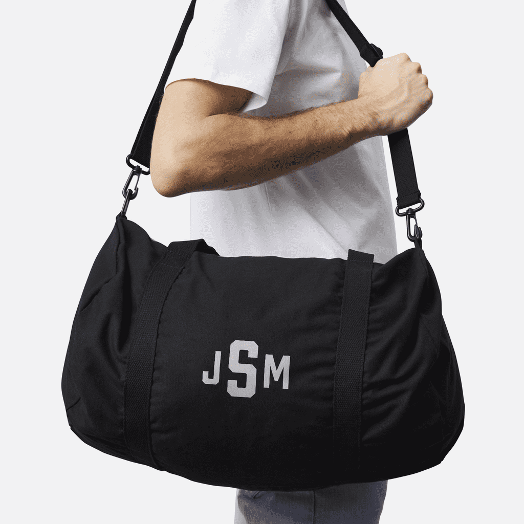 Custom gym bag personalized Christmas gifts.