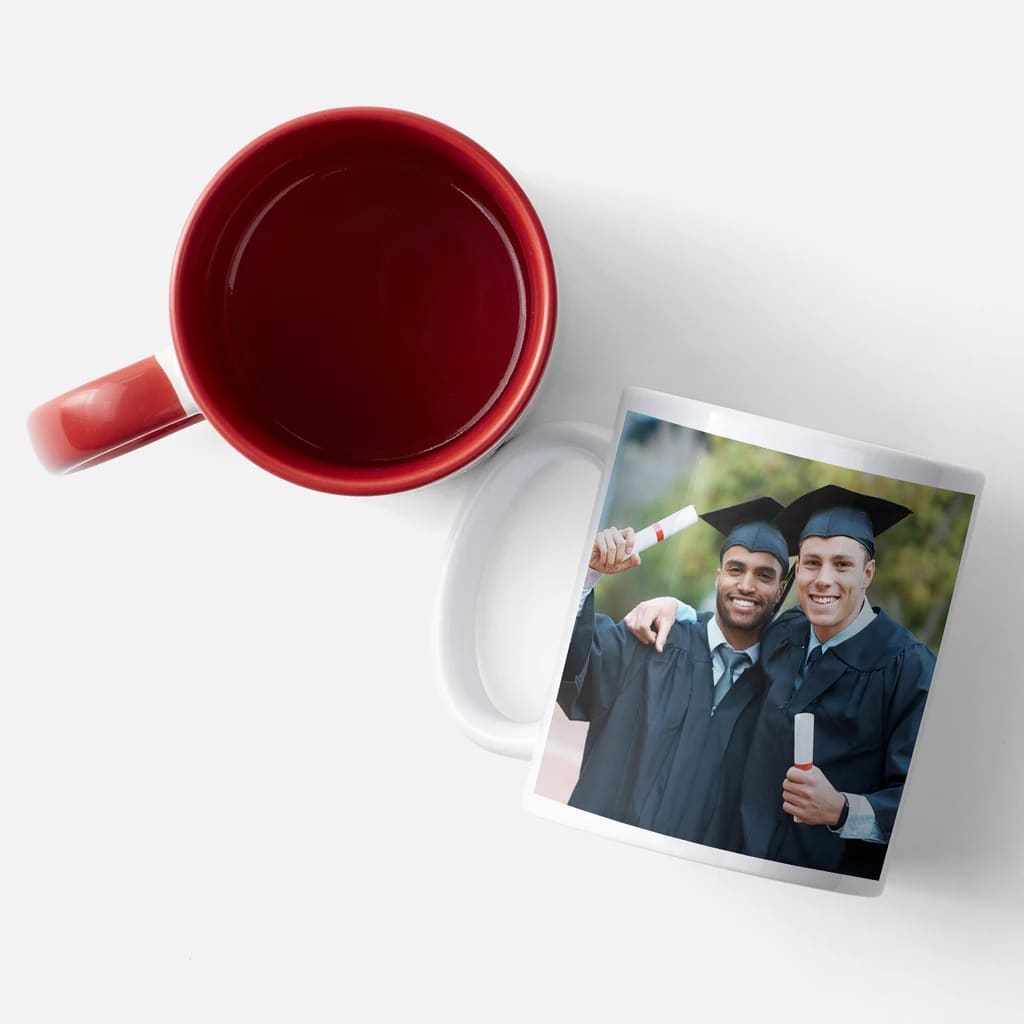 graduation photo mug design idea