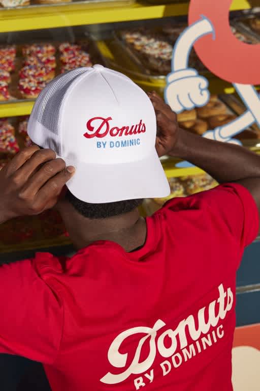 Embroidered branded cap and types of printing on shirts.