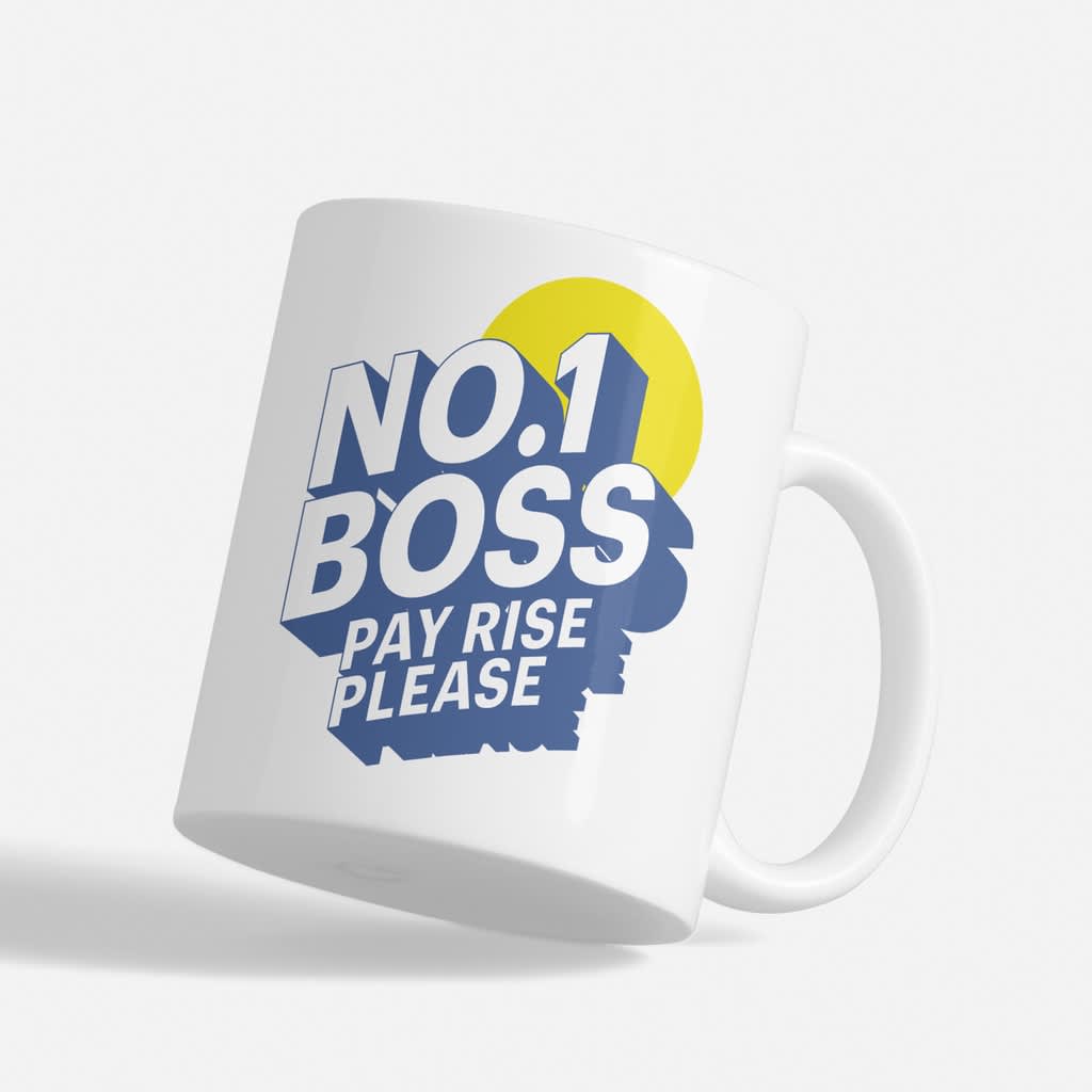 Number one boss custom mug gift idea.