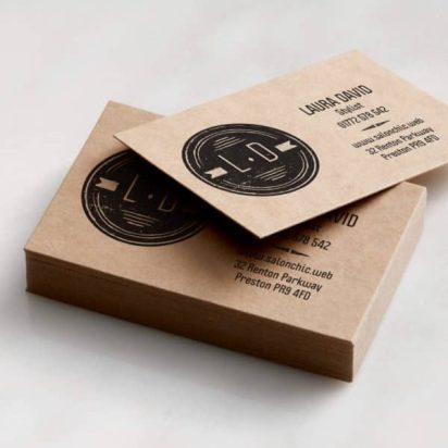 standard business cards