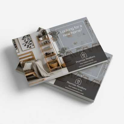 estate agent postcard