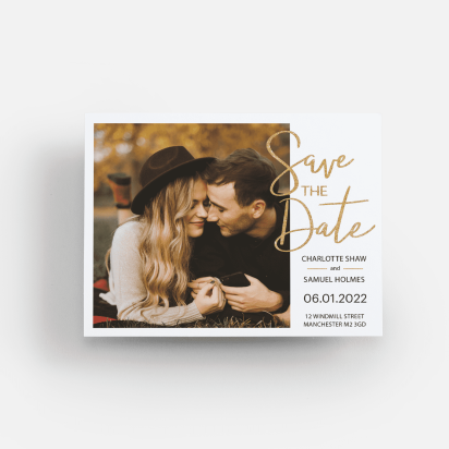 save the date card