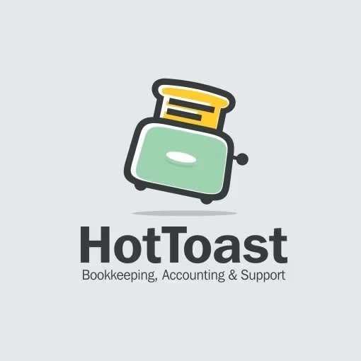 fun toaster logo for accounting firm