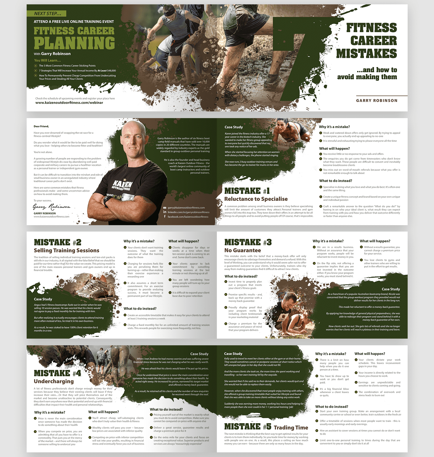 Text-heavy brochure design