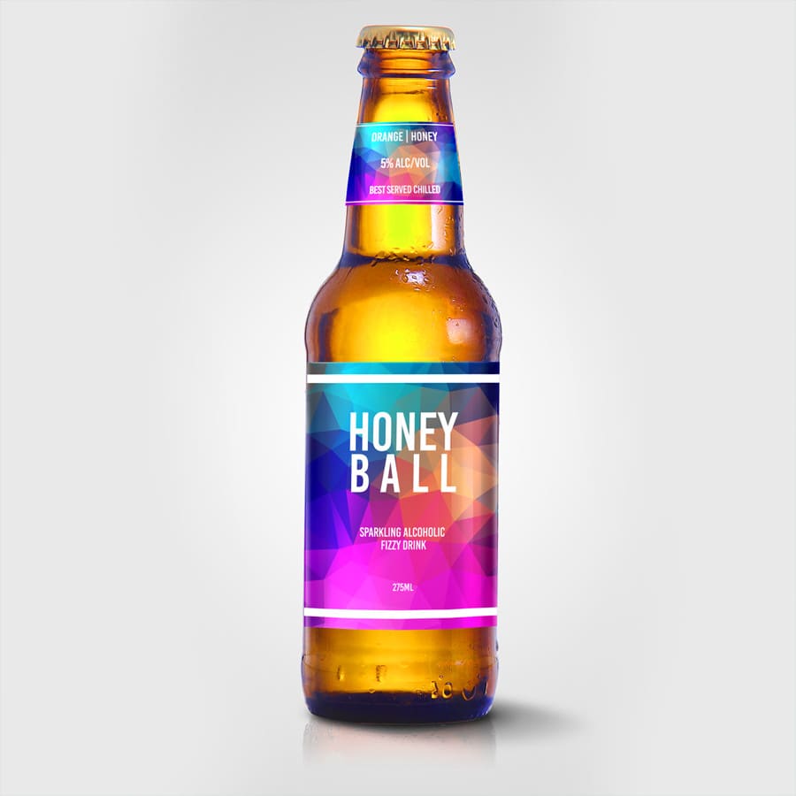 label design for a beer bottle