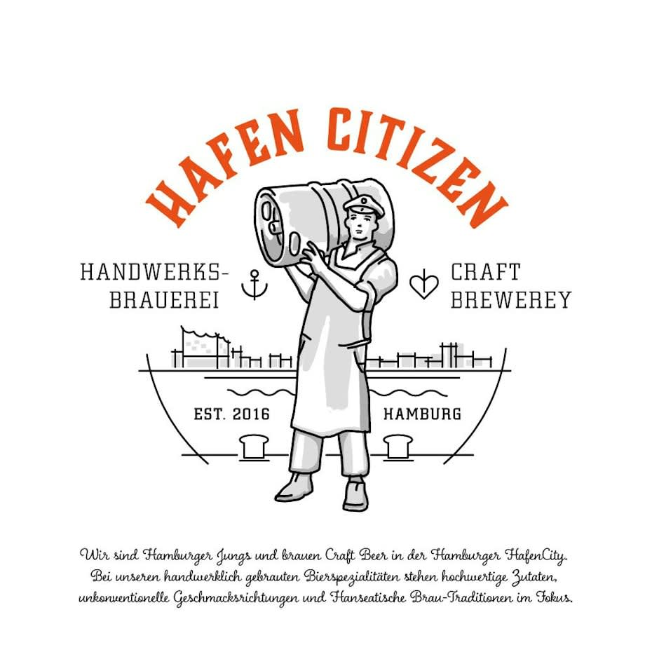 Logo color meaning: orange logo design for craft brewery