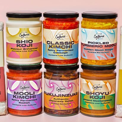 Packaging design trends 2025 collage of colorful jar and box designs