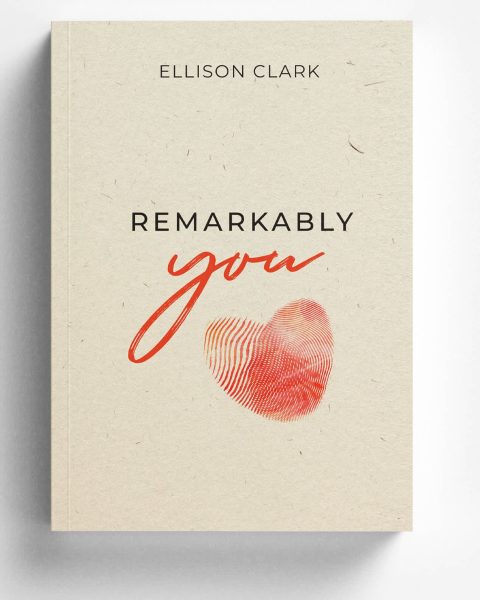 Book cover design with fingerprint design