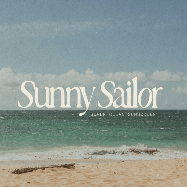 Sunny Sailor logo with the &lsquo;S&rsquo; and &lsquo;o&rsquo; slightly slanted