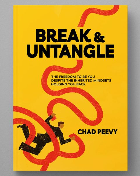 Book cover design using thick curvy lines graphic design trend