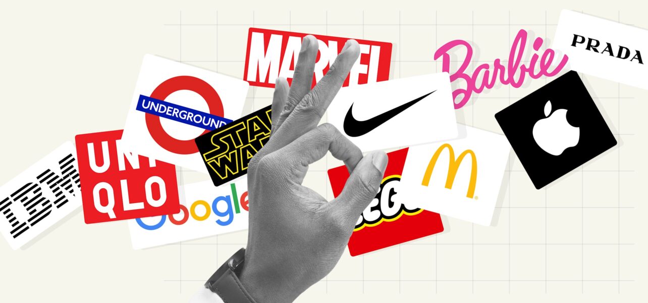 Collage of the world's most famous logos