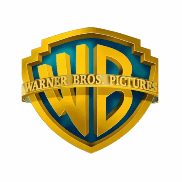 The Warner Bros logo is one of the most famous logos