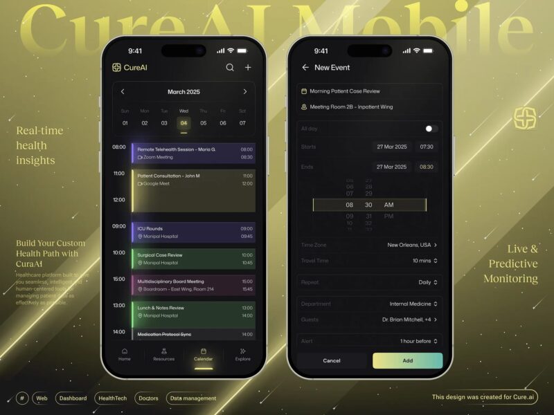 Resonant Stark web design trend 2026 AI interface design