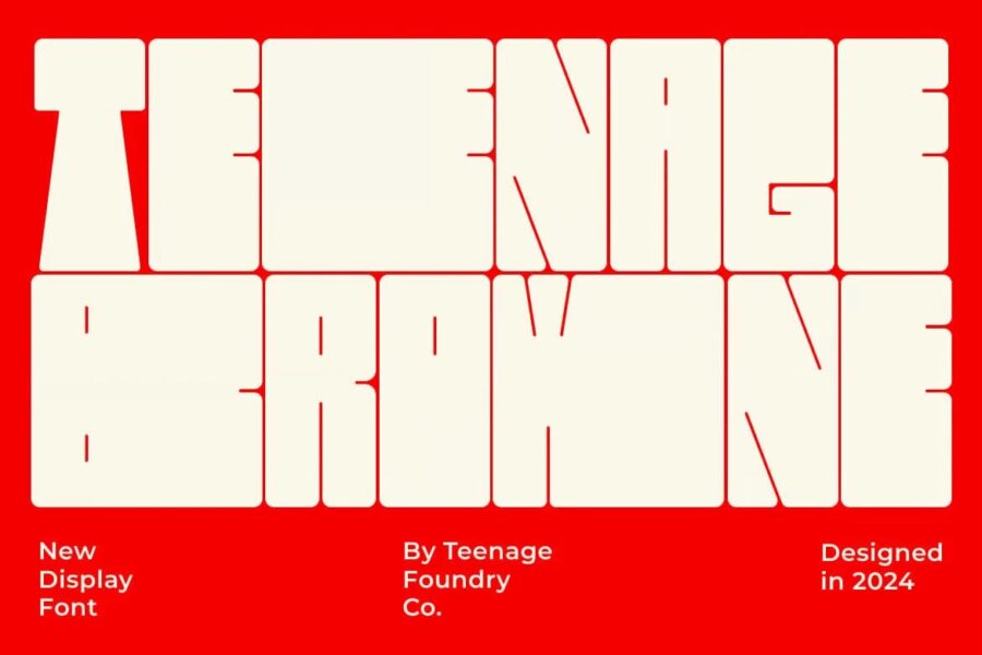 TF Brown rounded font style