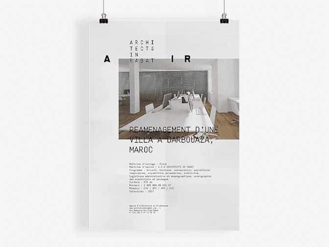 Branding design examples using typographic branding