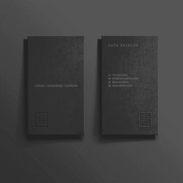 Business card design