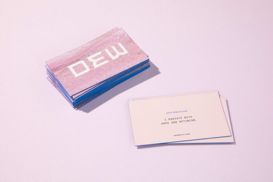 Dew business card design