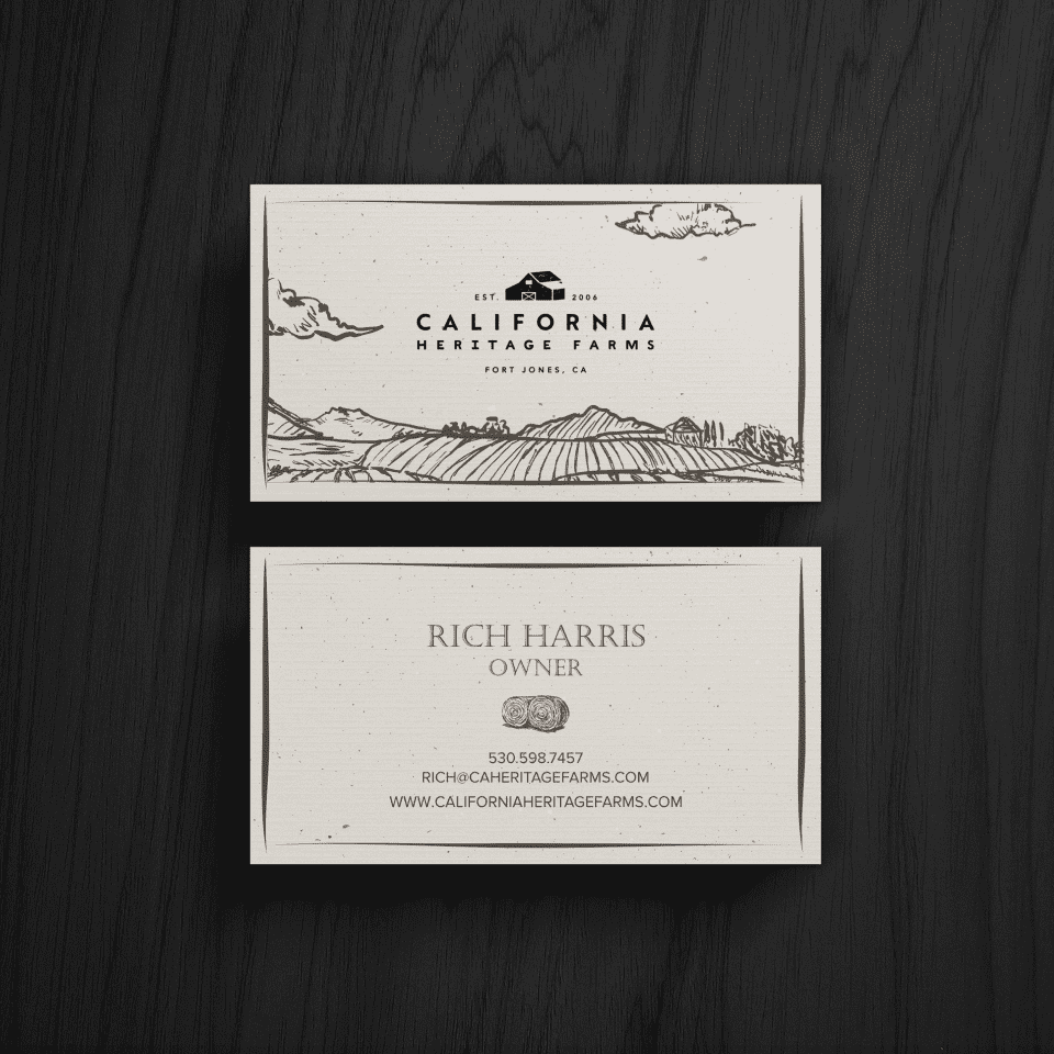 vintage business card