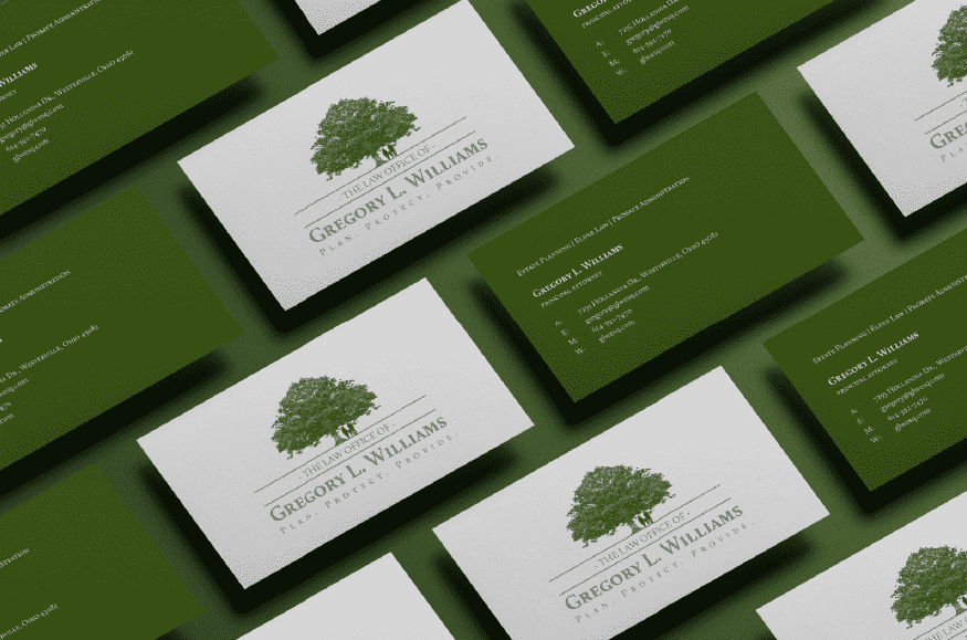 tree business card