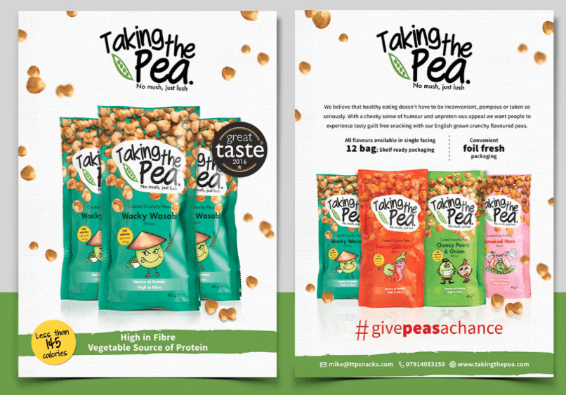 Taking the pea snack brand