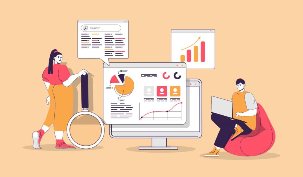 Web app analytics by Adrian Hufsa