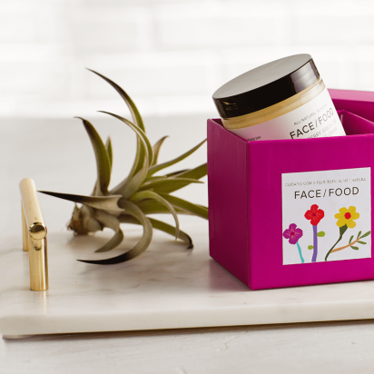 Candle product and packaging designed with custom sticker