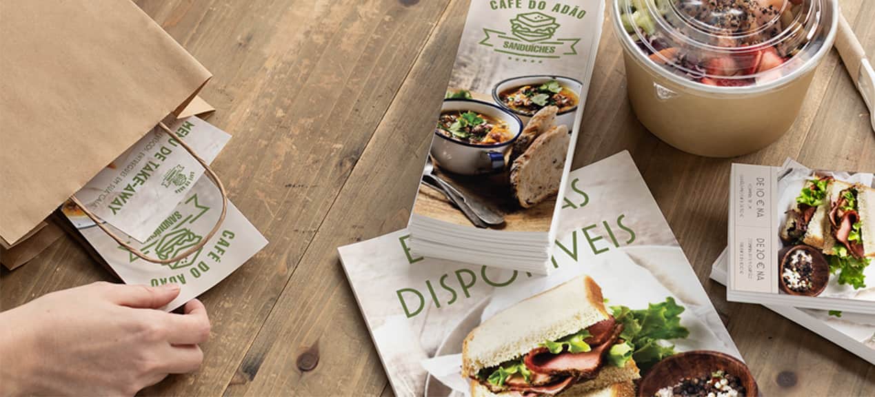 Marketing materials: branded print materials to promote your business