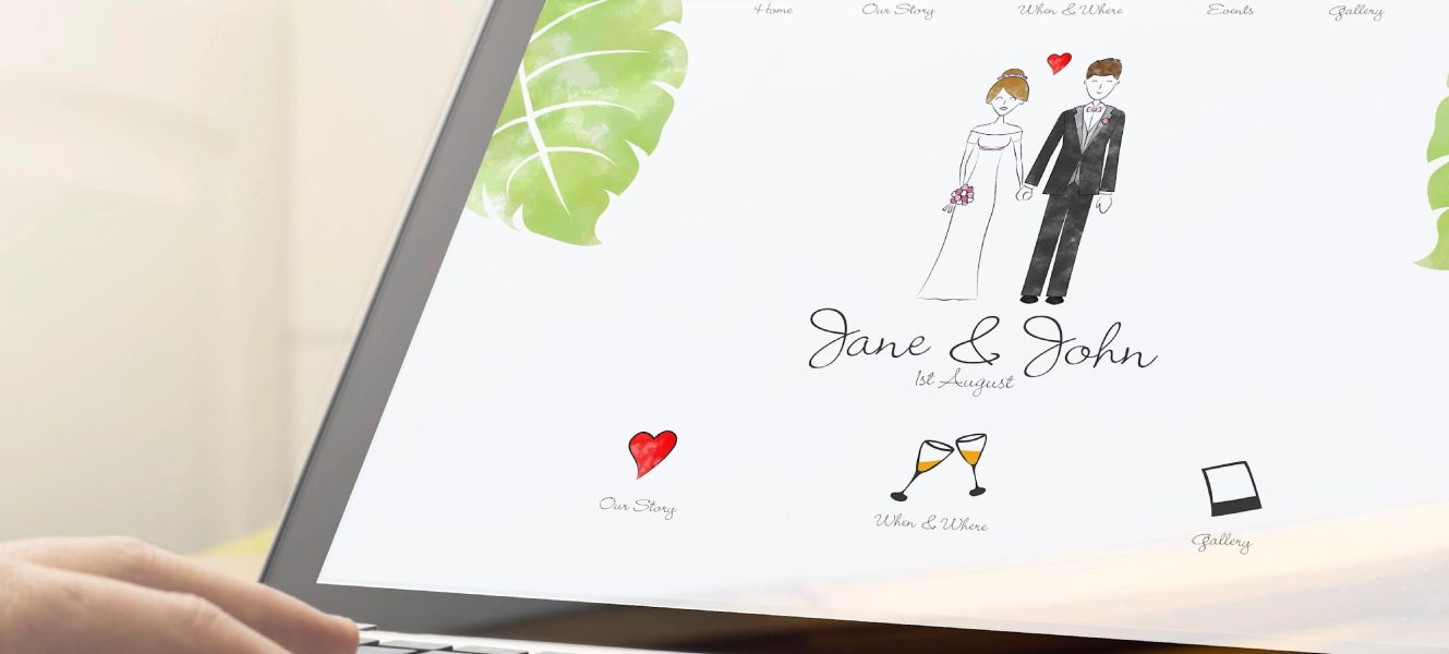 Wedding website creation