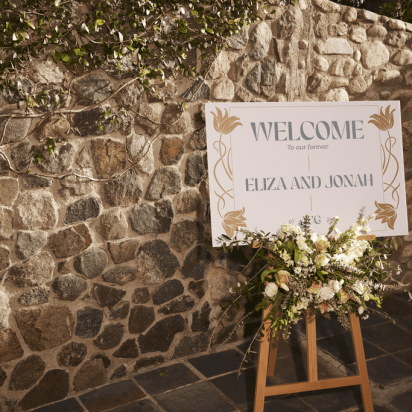 Wedding sign