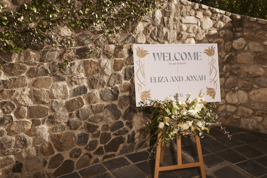 Wedding sign