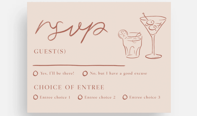 Rsvp Language How to Write Wedding RSVP Wording: Tips and Examples | VistaPrint US