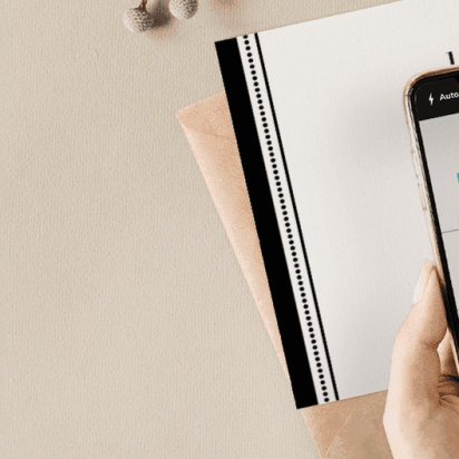 Scanning a QR code for wedding registry