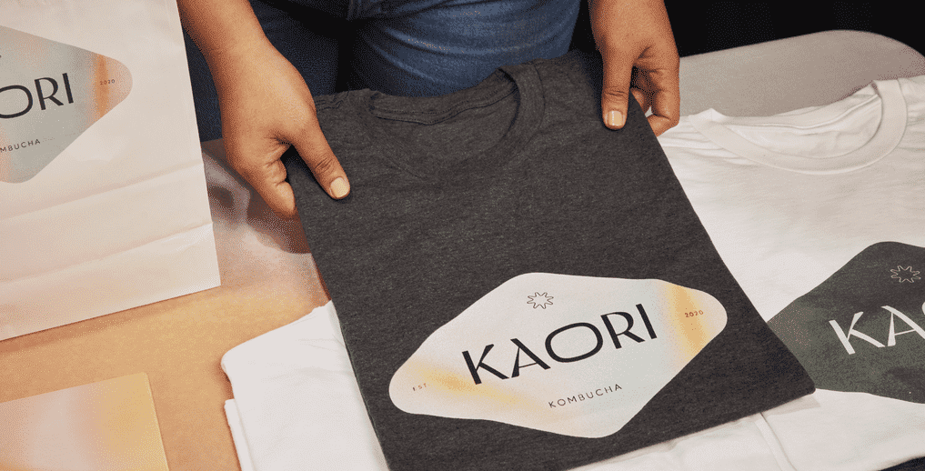 Branded T-shirt with a logo