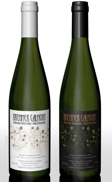 Contemporary Nouveau wine label design