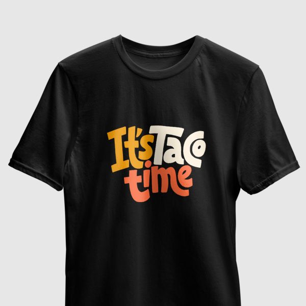 Custom design printed on a dark T-shirt