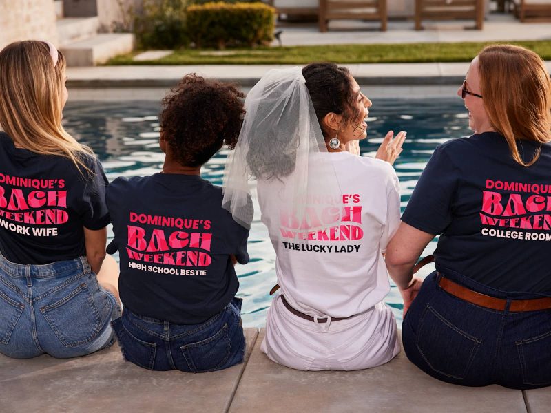 Wedding favors custom event T-shirts