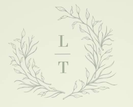 A rustic wedding logo border RSVP card with QR code