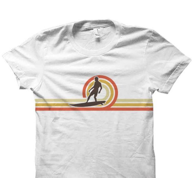 white and orange T-shirt color combinations