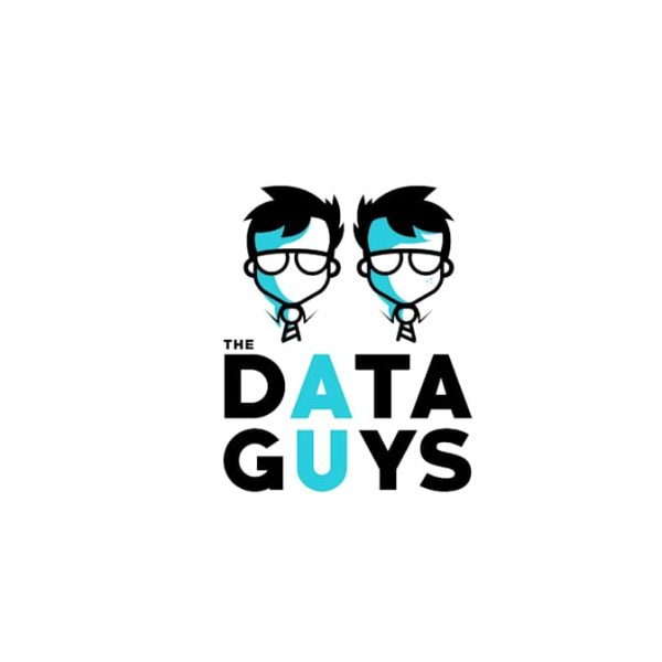 Two scientist mascot logo