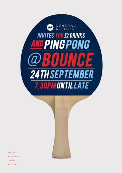 Clean and simple flyer design idea invitation