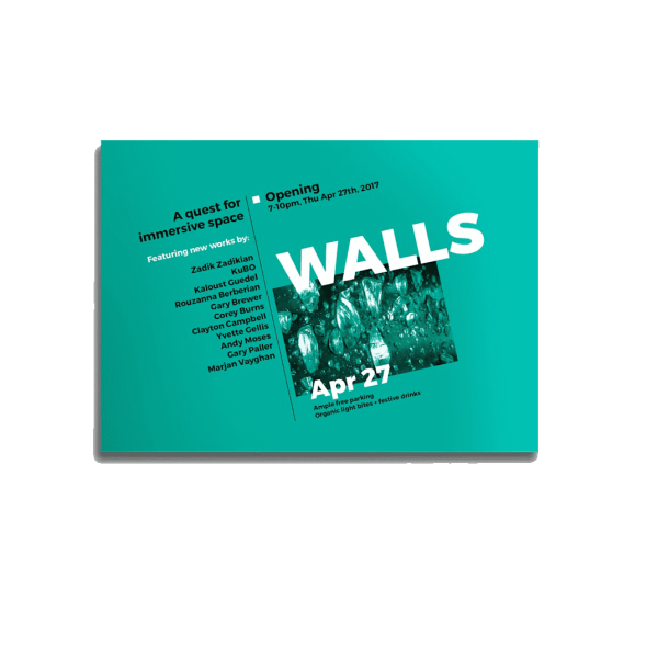 Creative flyer design idea for an opening