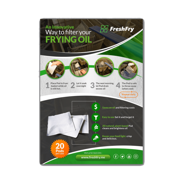 Informational flyer design idea for FreshFry