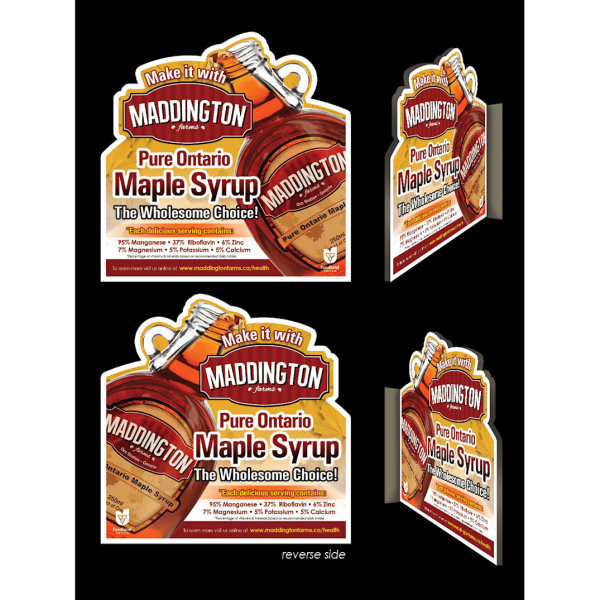 Flyer design for Maddington Farms Rack Card