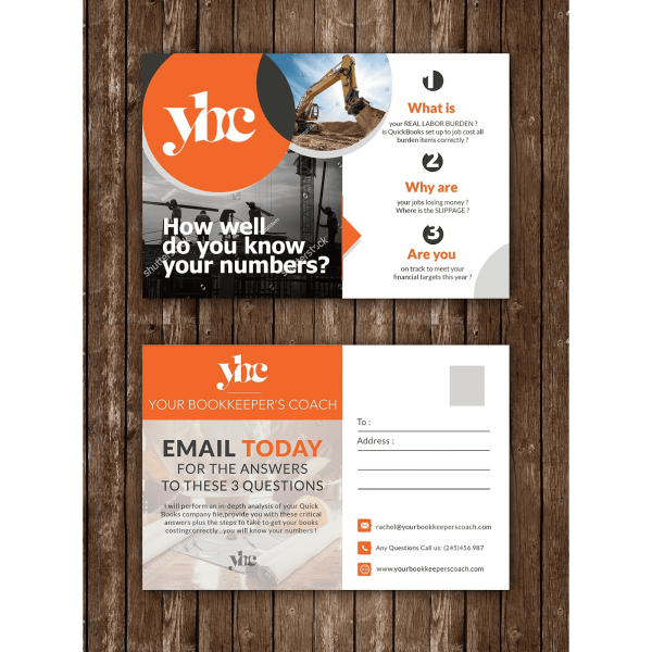 Flyer design idea bookkeeper