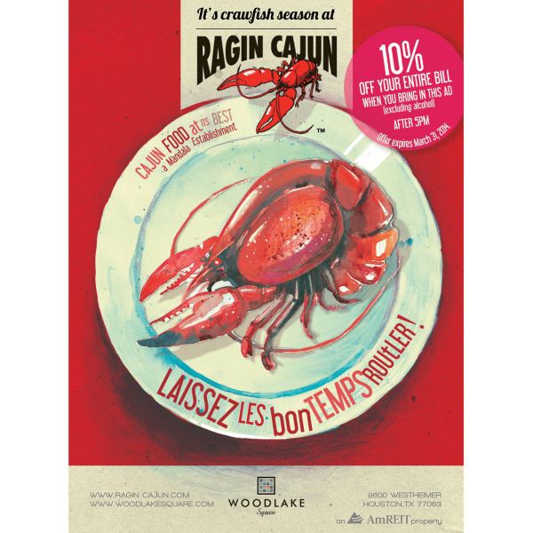 Flyer design idea for Cajun food