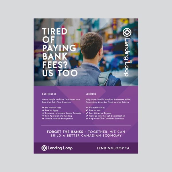 Flyer design idea using a question