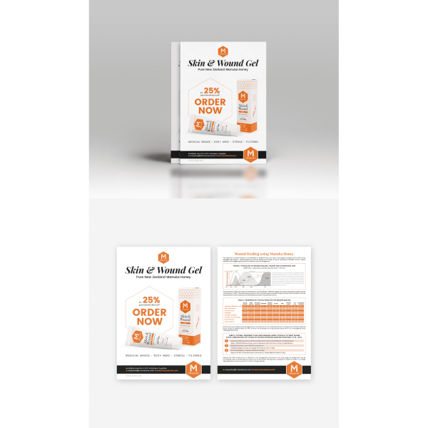 Flyer design idea with a promotional discount